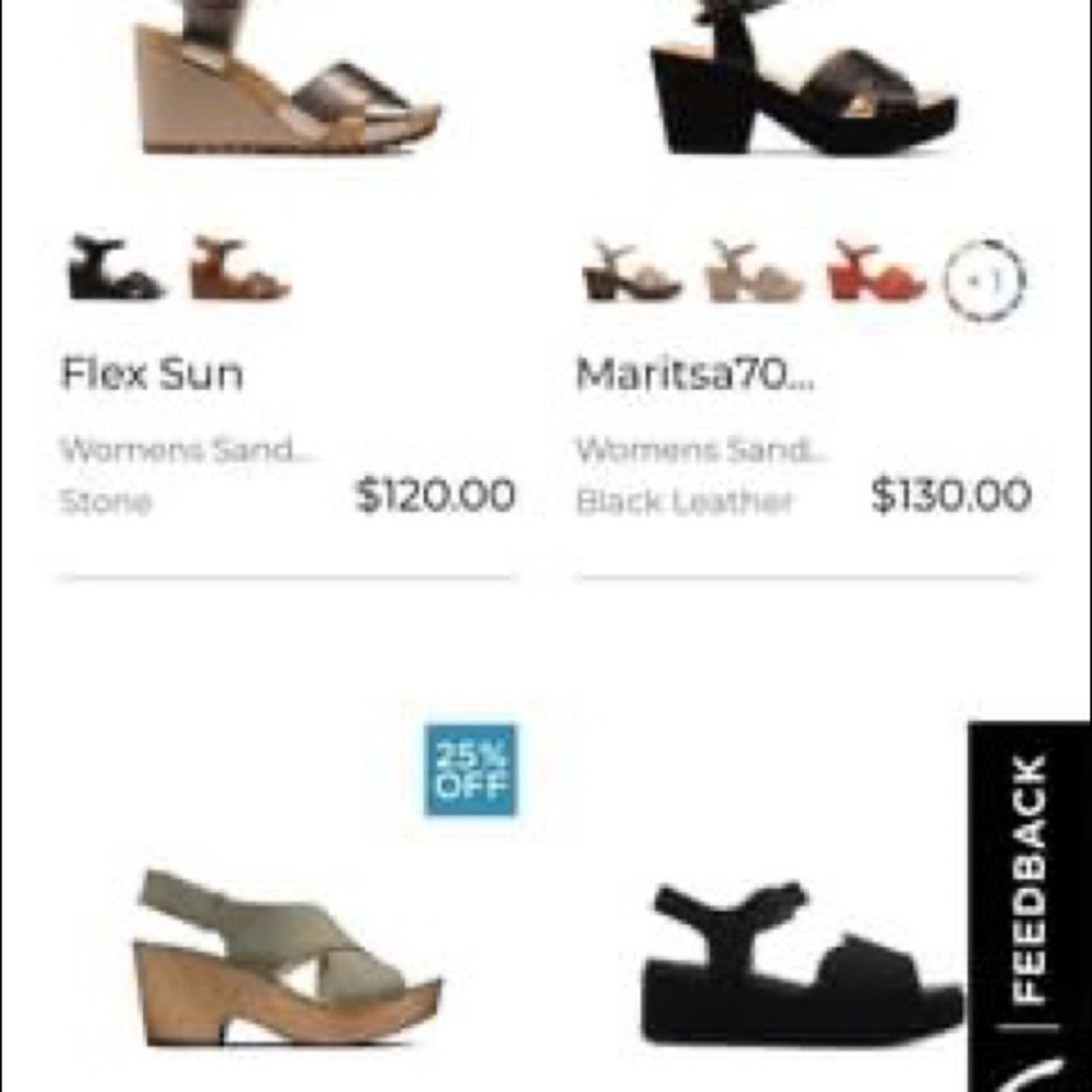 Brand New, Still in box Clark’s Women’s  Sandals 7.5, paid $120. Selling for $45